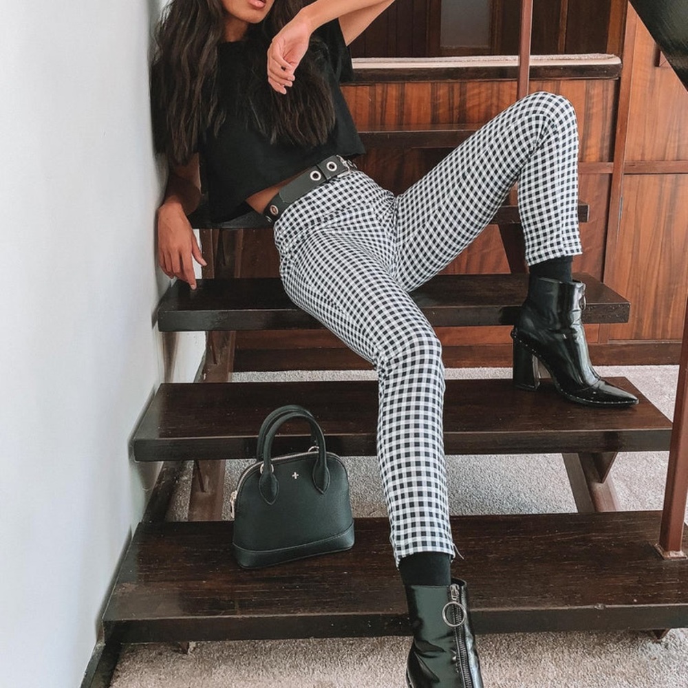 Princess Polly soggy Gingham pants